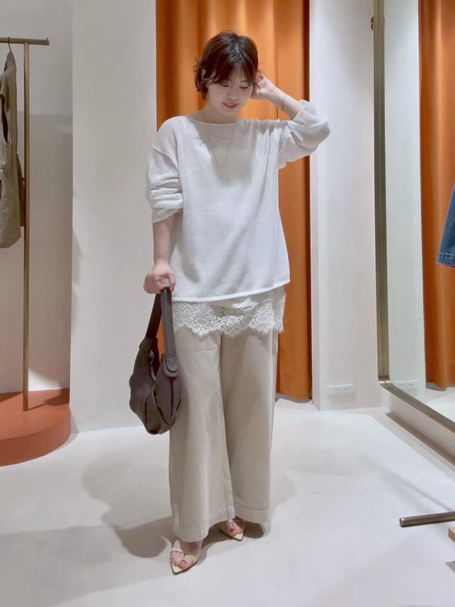 Whim Gazette | ボートメッシュニットプルオーバー | Rakuten Fashion