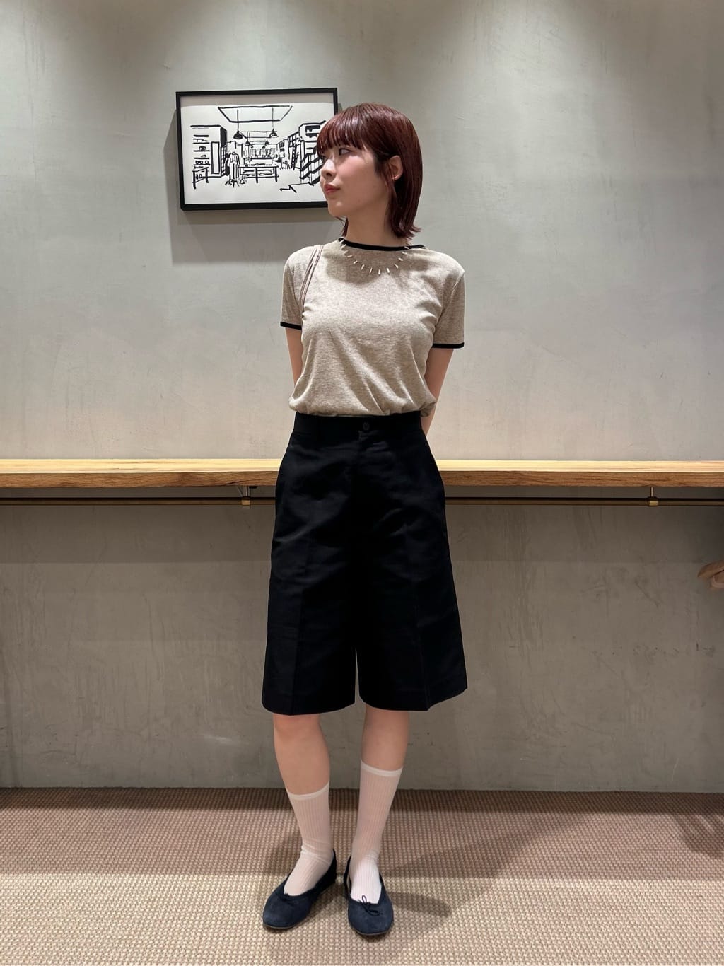 新品未使用　タグ付き　Steven Alanコットン アサ ハーフパンツ STEVEN ALAN（スティーブンアラン） ハーフパンツ パンツ 「Steven