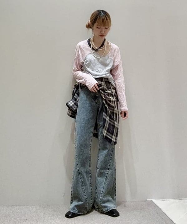 BEAMS WOMEN | ワッシャー ラグラン アレンジ ロングスリーブ