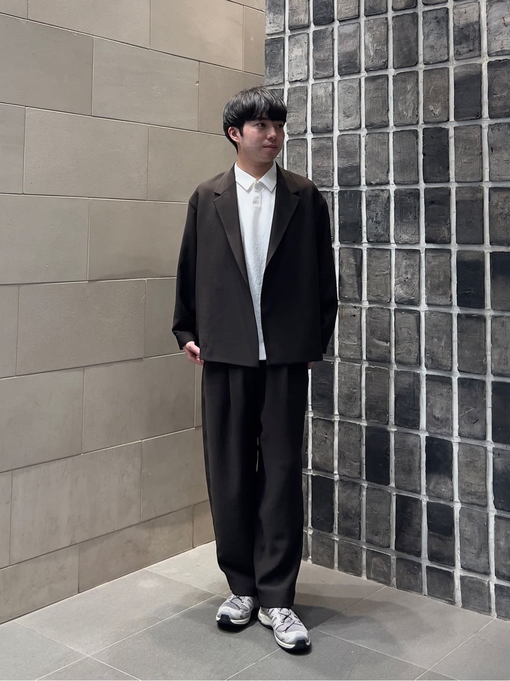 UNITED ARROWS DAISUKE OBANA 長袖ポロ ネイビー M UNITED ARROWS & SONS by DAISUKE OBANA ポロシャツ 「D.O BY OBANA」I
