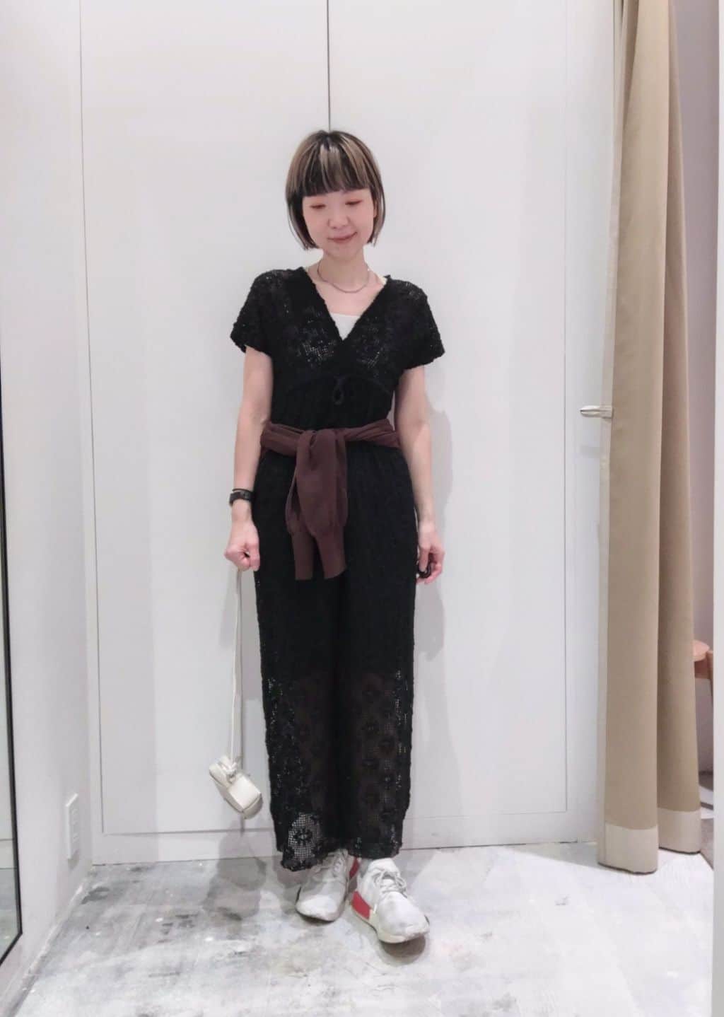 Discoat | 花柄ジャガードサロペット | Rakuten Fashion(楽天
