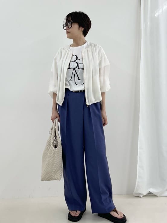 NOLLEY'S | ウォッシャブルシアージップアップブルゾン | Rakuten
