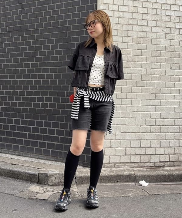 BEAMS WOMEN | シアー ティアード ハーフスリーブ シャツ 26SS
