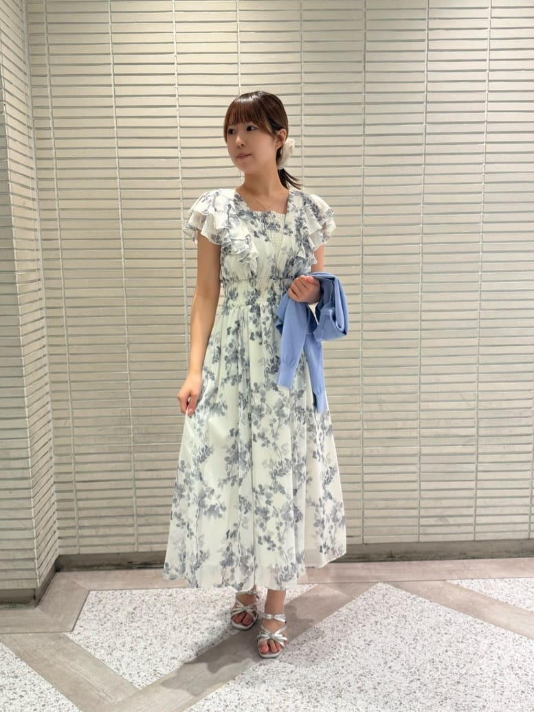 PROPORTION BODY DRESSING | ラッフル袖花柄ワンピース 26SS | Rakuten