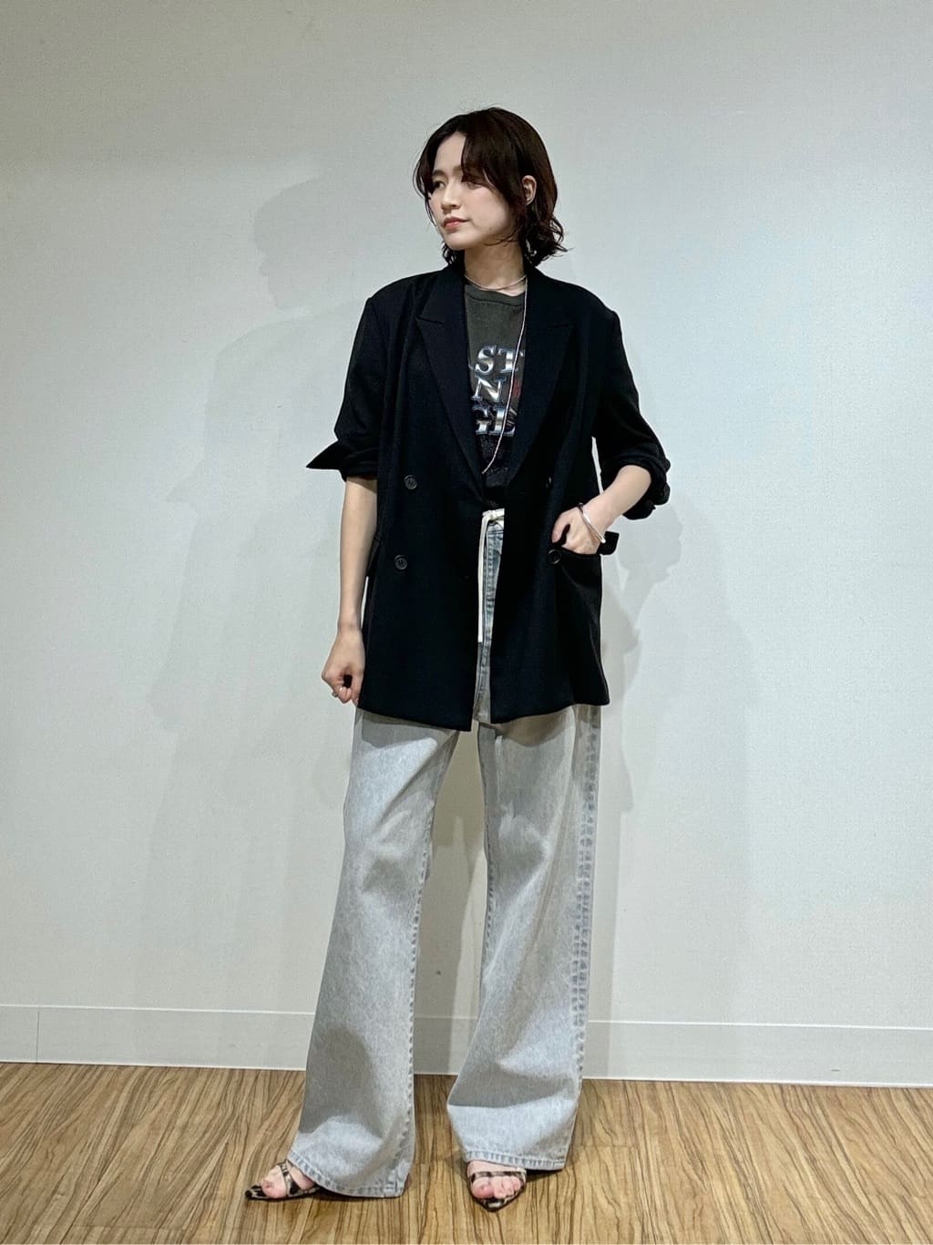 Whim Gazette | リネンライクダブルテーラードジャケット | Rakuten