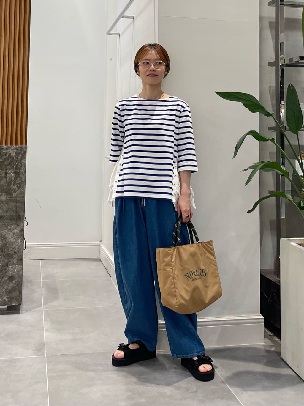UNITED ARROWS | ステッチ デニム カーブパンツ | Rakuten Fashion