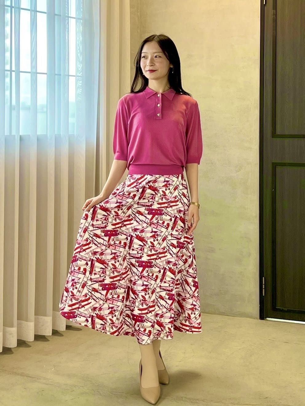 Viaggio BluのRATTI Airplaneスカートを使ったコーディネートを紹介します。｜Rakuten Fashion(楽天ファッション／旧楽天ブランドアベニュー)7097421