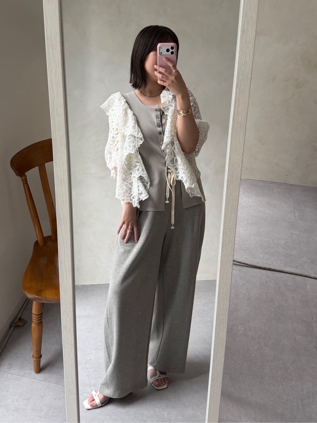 DOUDOU | レースボレロカーディガン | Rakuten Fashion(楽天