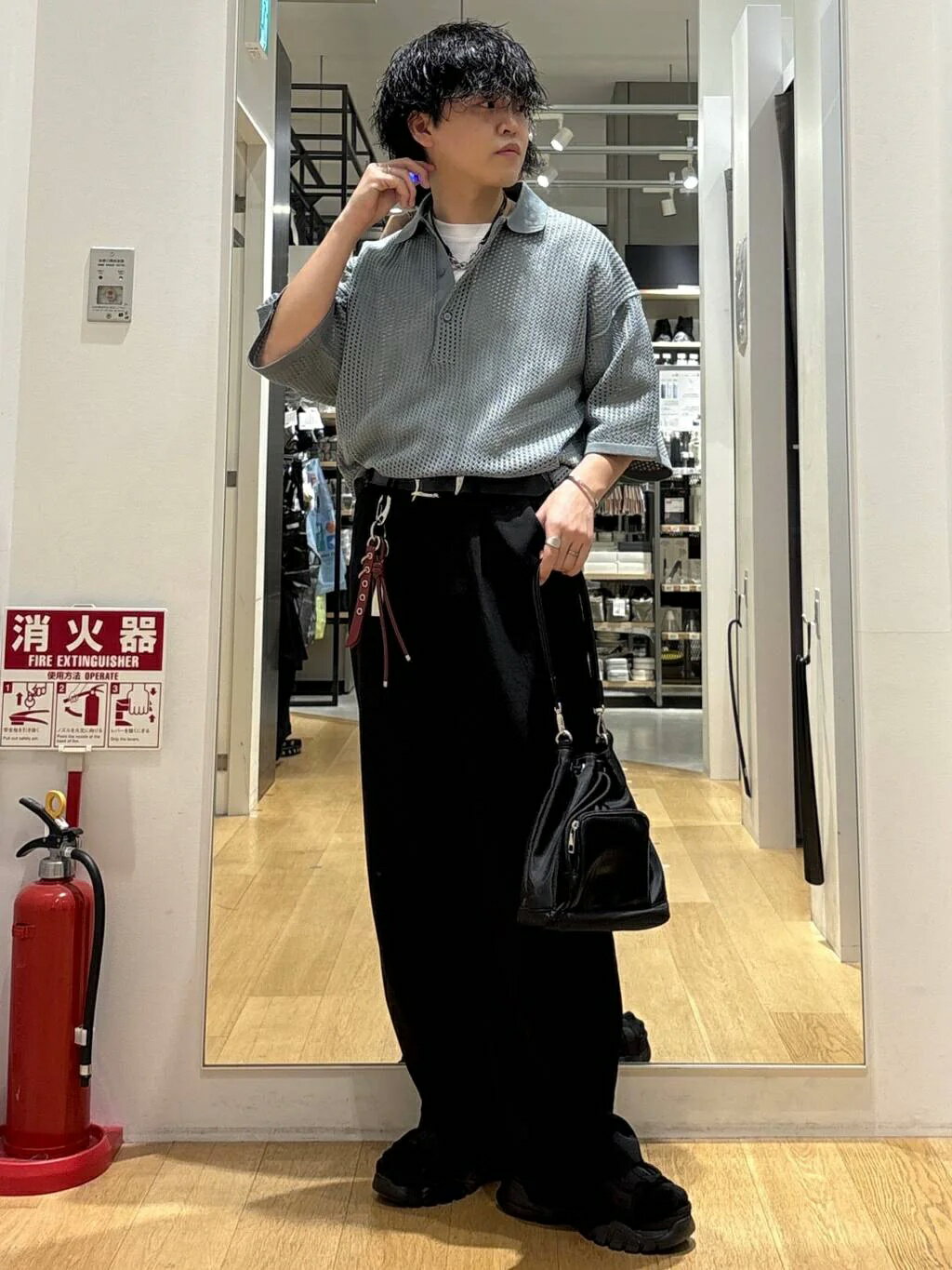 LAKOLE | ニットメッシュポロ | Rakuten Fashion(楽天ファッション／旧