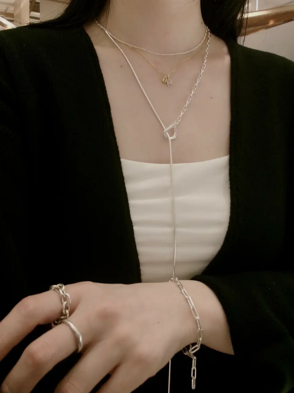 TEN. | グリッドブレスレット SV-S- | Rakuten Fashion(楽天