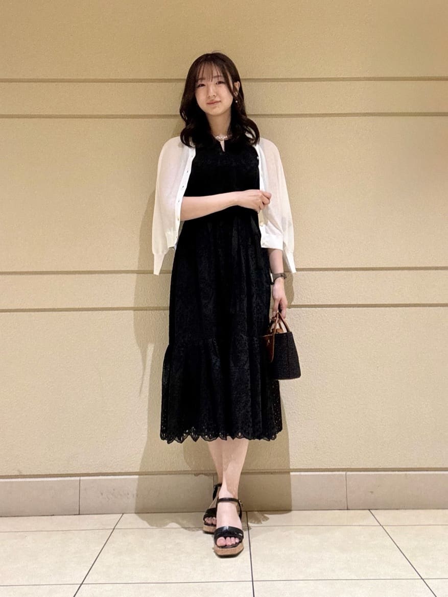 ANAYI | エンブロイダリーティアードワンピース | Rakuten Fashion