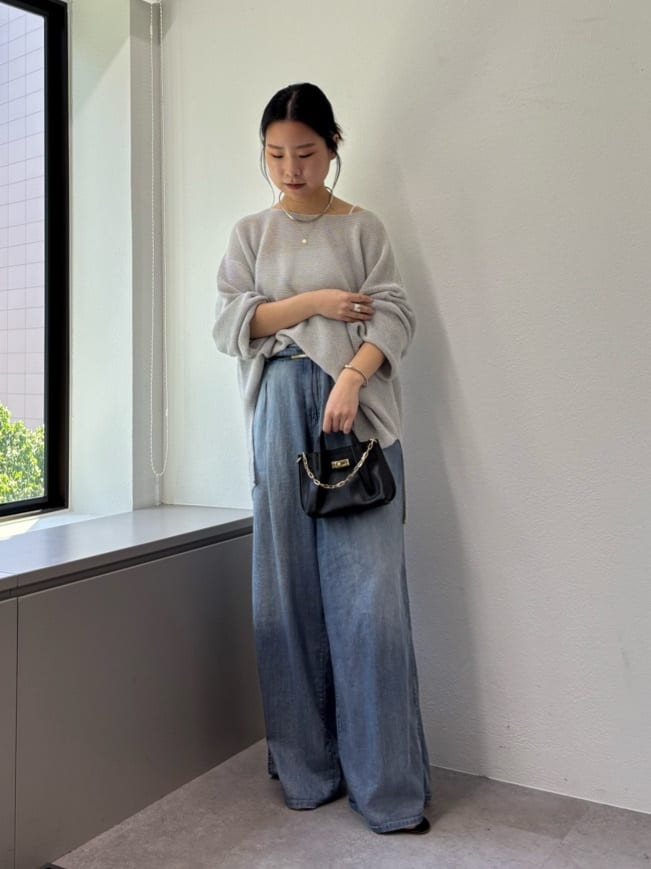 GALLARDAGALANTEの<Oggi 6月号掲載アイテム>【夏でも快適】シアーデニムパンツを使ったコーディネートを紹介します。｜Rakuten Fashion(楽天ファッション／旧楽天ブランドアベニュー)7098656