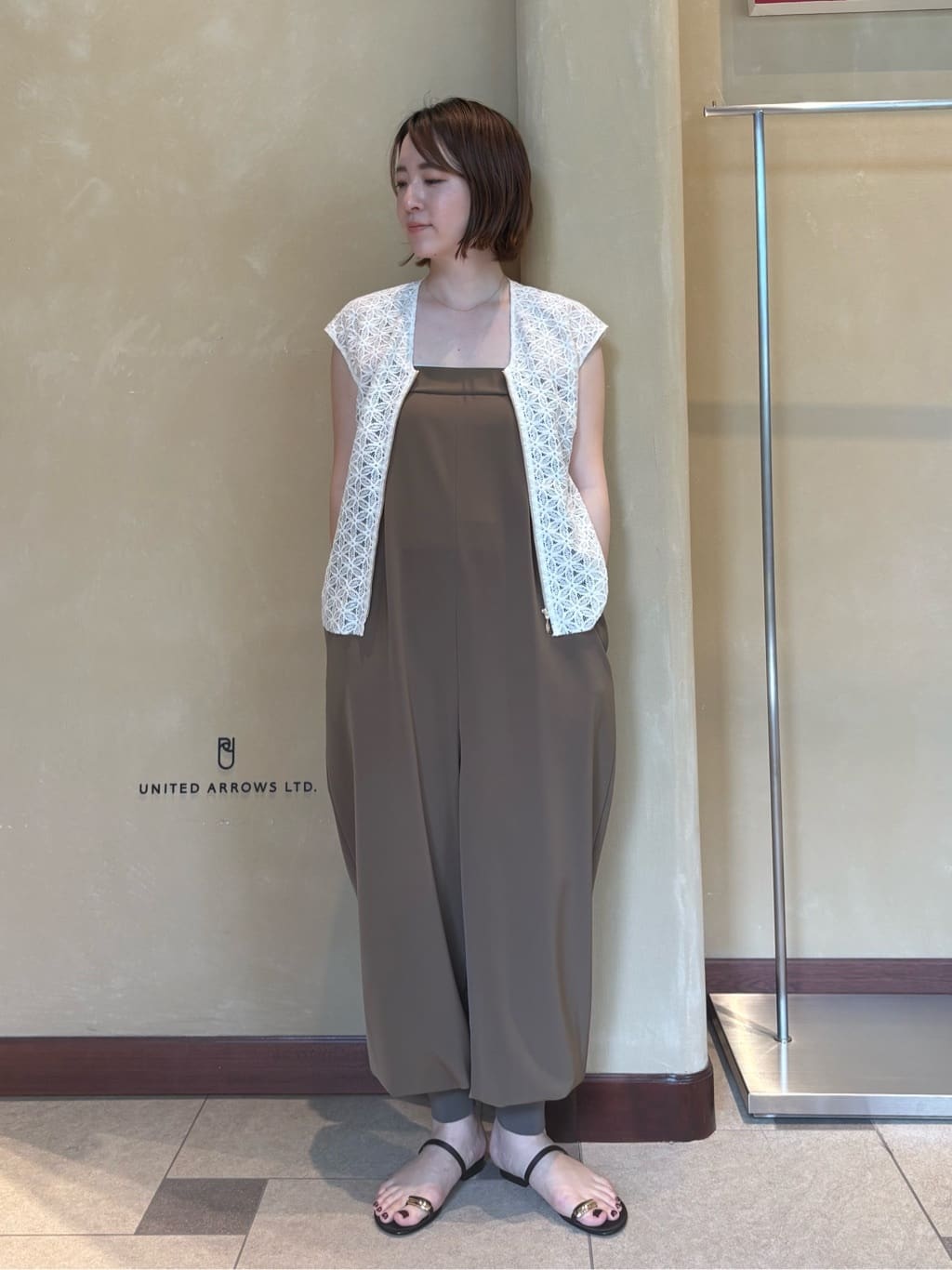 UNITED ARROWS | <conte>レース ジップ Vネックブラウス | Rakuten