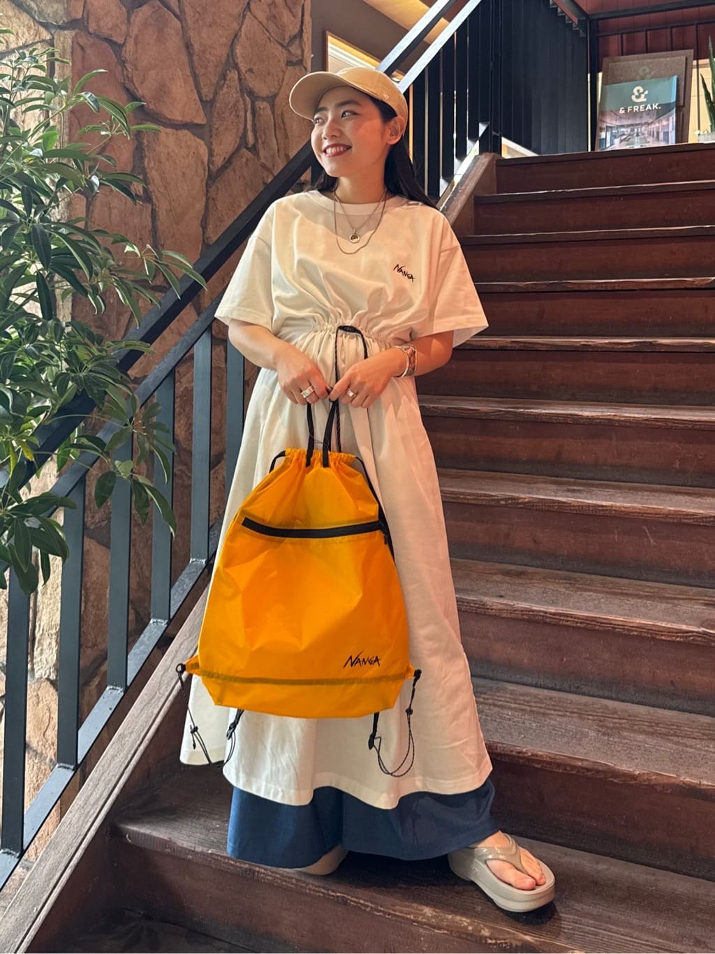 FREAK’S STOREのFibermax TUL KNAPSACK ナップサックを使ったコーディネートを紹介します。｜Rakuten Fashion(楽天ファッション／旧楽天ブランドアベニュー)7099199