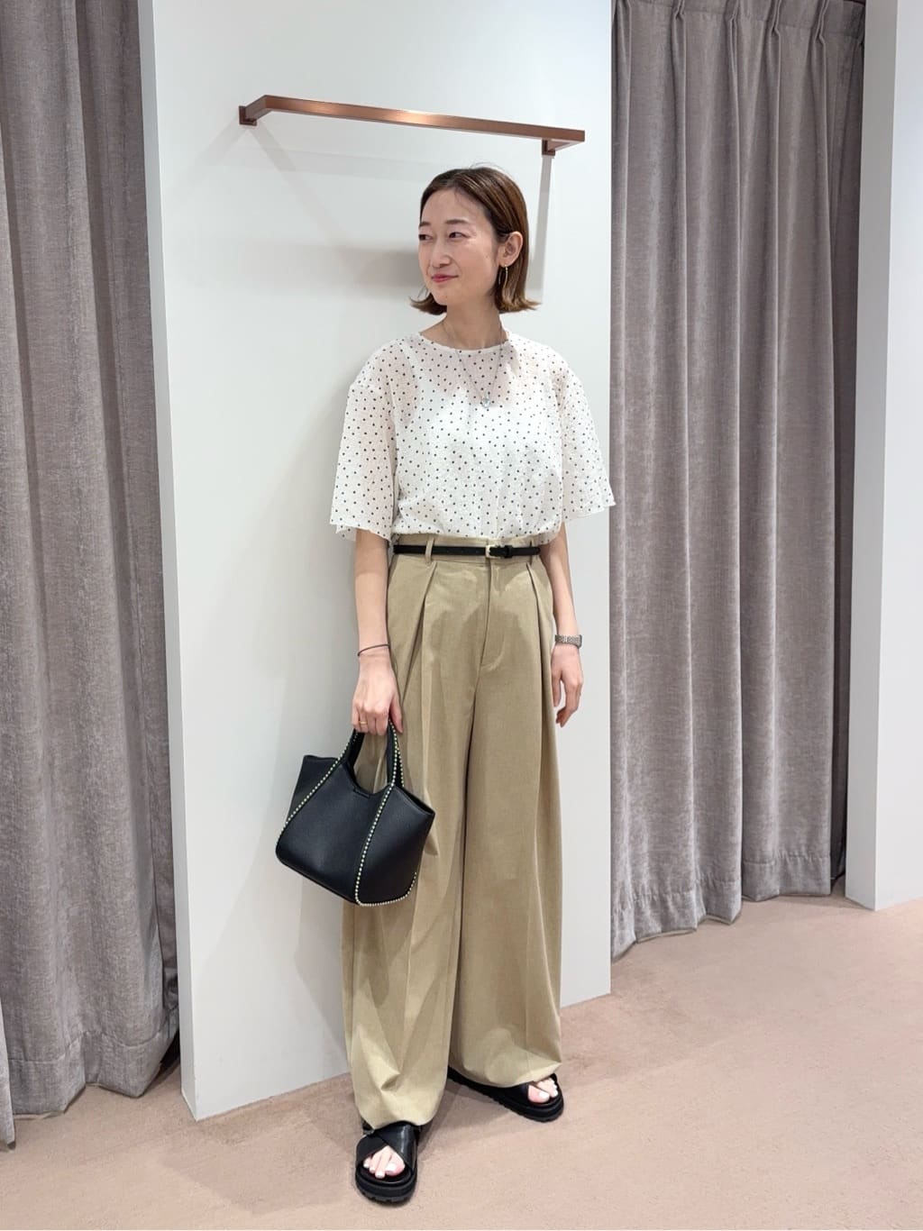 BEAUTY&YOUTH UNITED ARROWS | ドットシアー ショートスリーブ