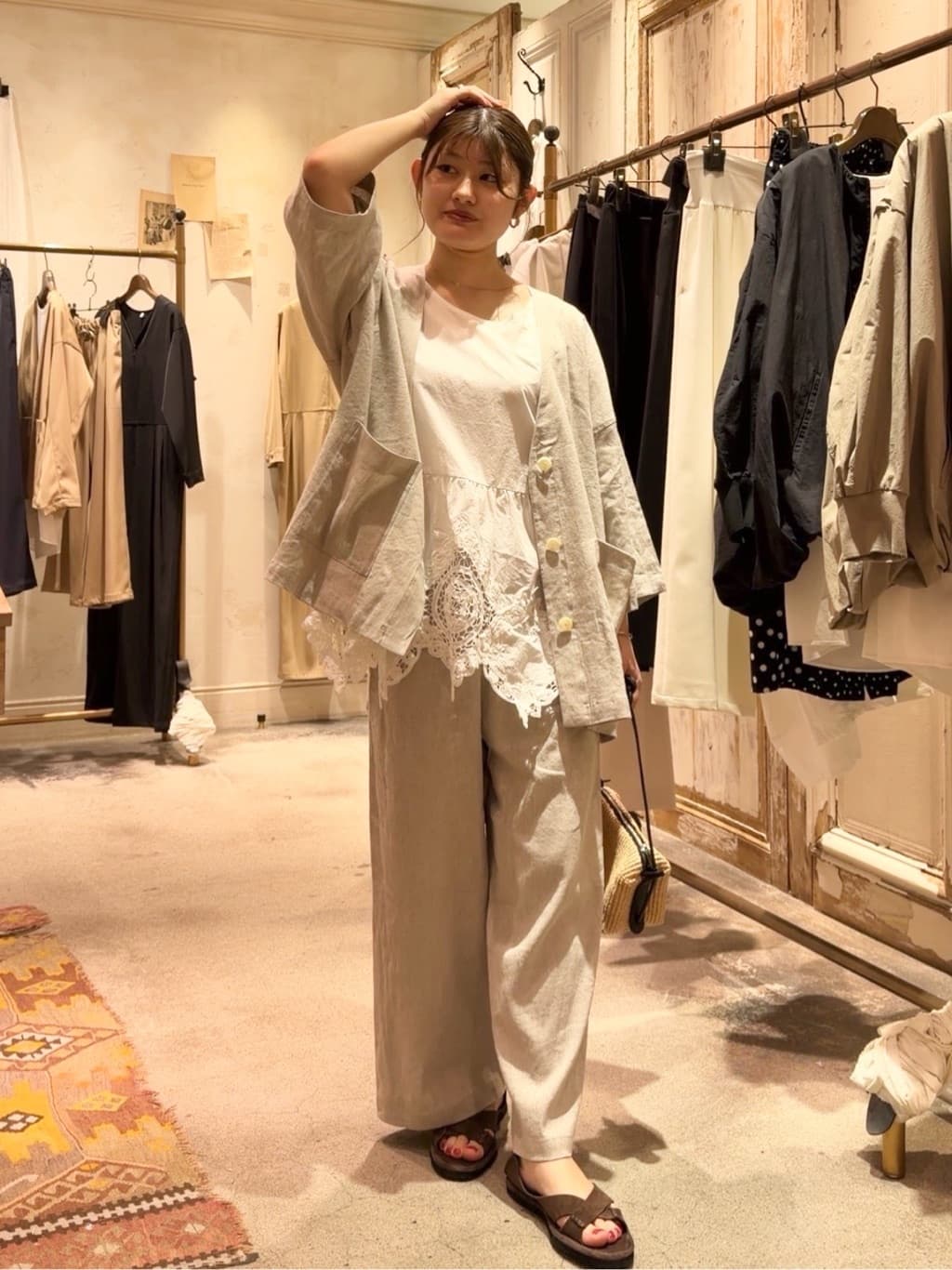 BEARDSLEY | リネン半袖ジャケット【セットアップ】 | Rakuten Fashion