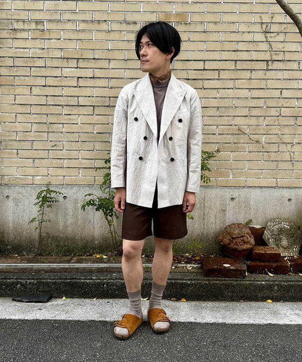 BEAMS MEN | 【別注】Finjack / ミックスファブリック クレープ ダブル