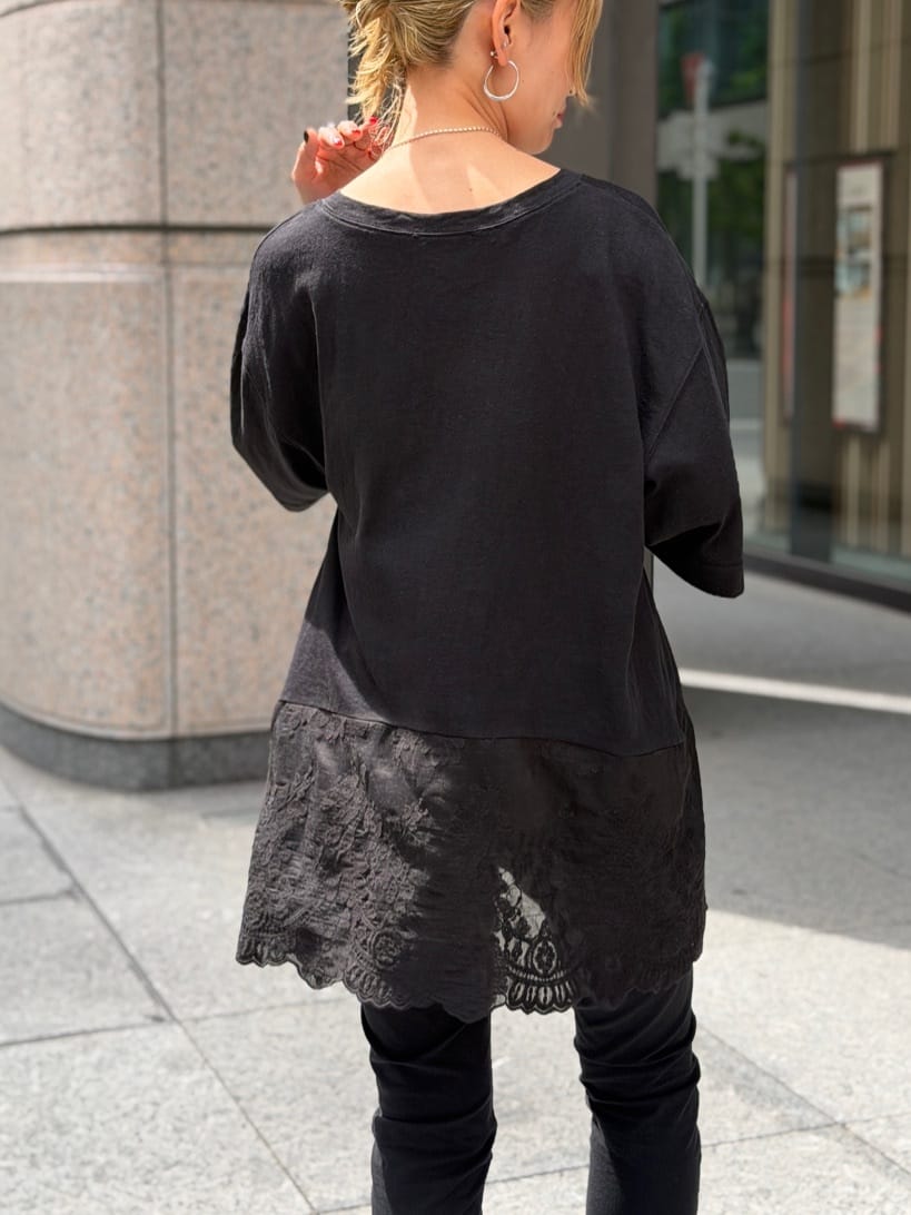 BEARDSLEY | 裾シアー刺繍Tee | Rakuten Fashion(楽天ファッション／旧