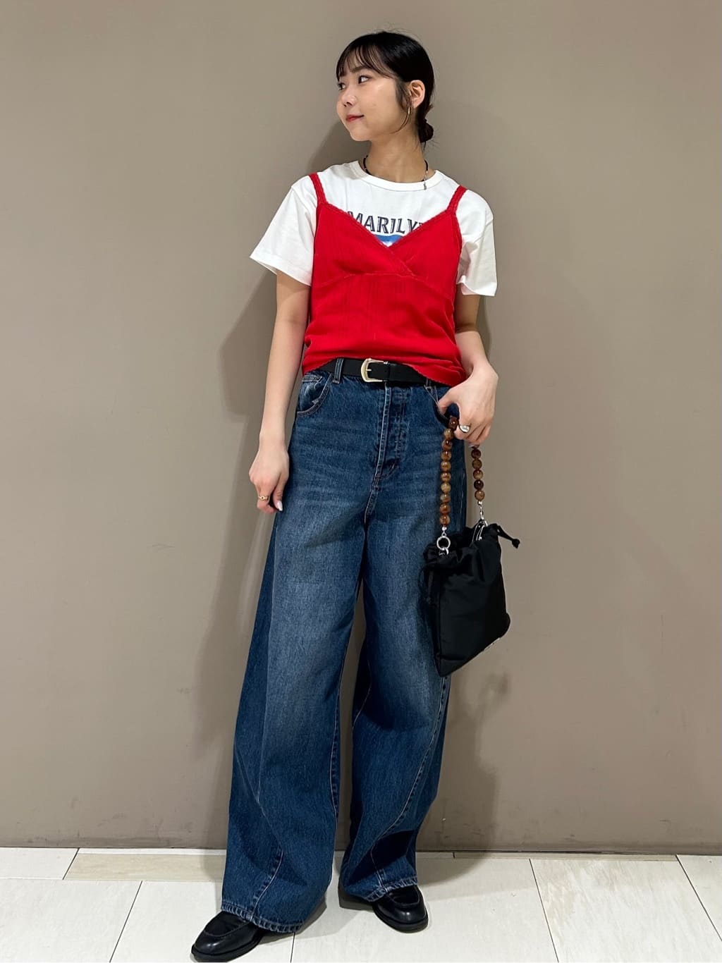 FREAK’S STOREのマリリン・モンロー RETRO プリントTシャツを使ったコーディネートを紹介します。｜Rakuten Fashion(楽天ファッション／旧楽天ブランドアベニュー)7101370