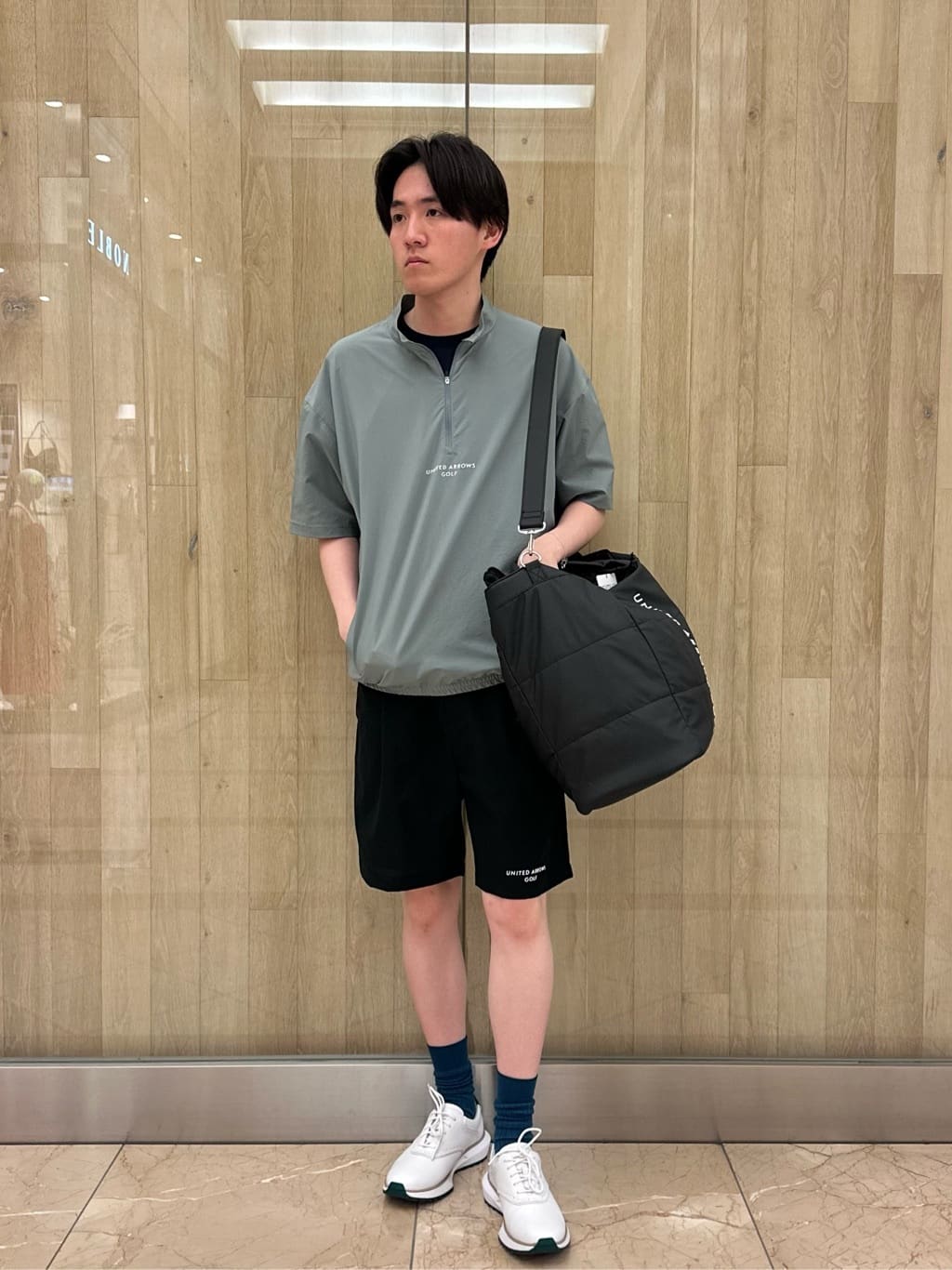 UNITED ARROWS | メンズ ミニリップ スタンドジップ ショートスリーブ