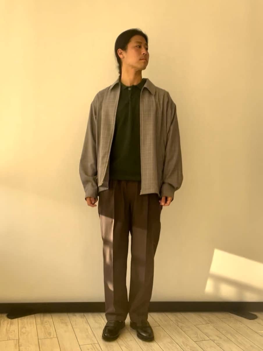 UNITED ARROWS green label relaxing | TW マイクロチェック ブルゾン