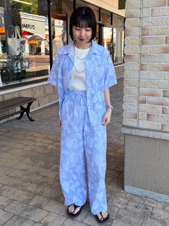 インド服セット FREAK'S STORE | インド カットジャガードパンツ<セットアップ対応