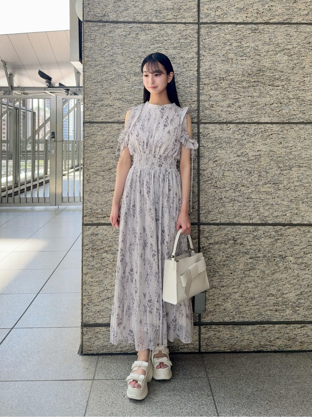 JILL by JILL STUART | プリーツフリルフラワーワンピース | Rakuten