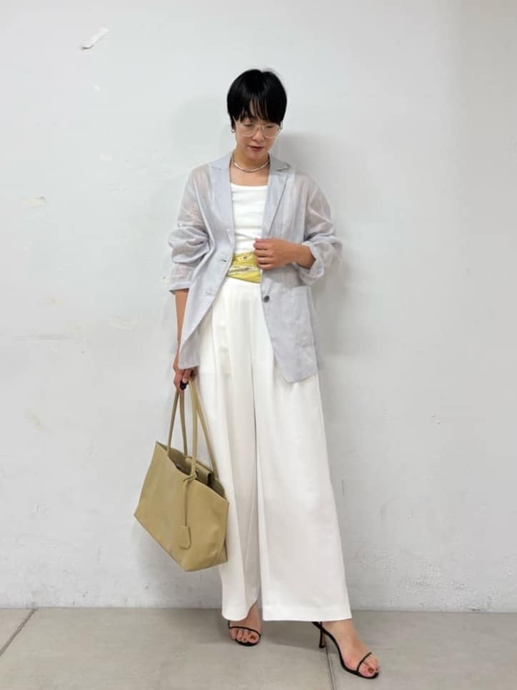 GALLARDAGALANTEの【快適パンツ】【セットアップ対応】ジャージー2タックパンツを使ったコーディネートを紹介します。｜Rakuten Fashion(楽天ファッション／旧楽天ブランドアベニュー)7102848