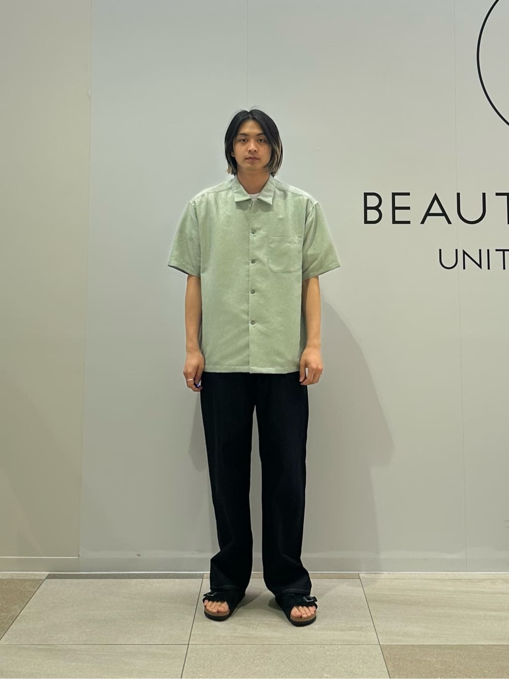 BEAUTY&YOUTH UNITED ARROWS | ジャガード ショートスリーブ シャツ