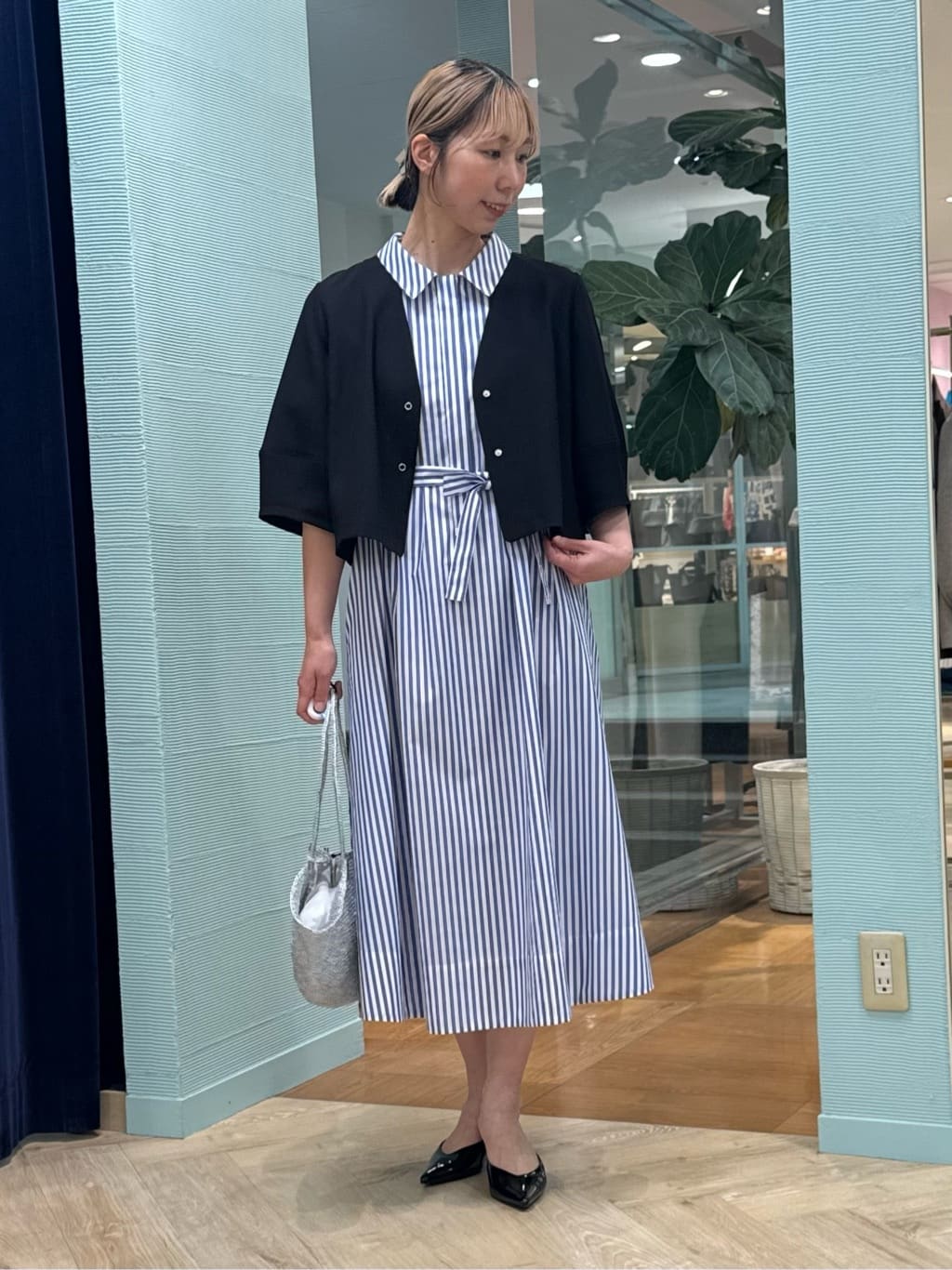 NOLLEY'S | ウォッシャブルヴィンテージメッシュカーディガン