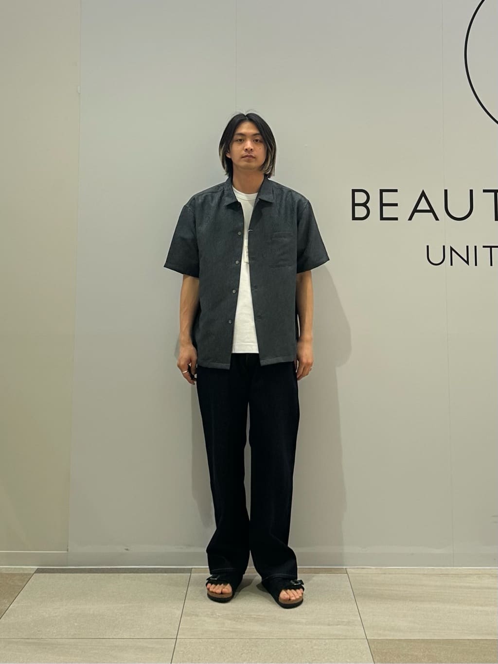 BEAUTY&YOUTH UNITED ARROWS | ジャガード ショートスリーブ シャツ