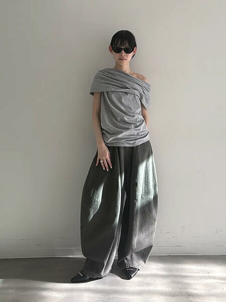 PRANK PROJECT | アシンメトリードレープトップ / Asymmetrical Drape