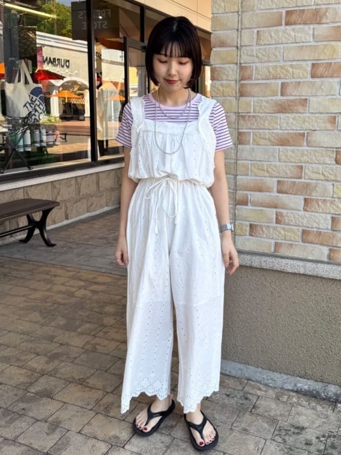 FREAK'S STORE | インド スカラップサロペット | Rakuten Fashion(楽天
