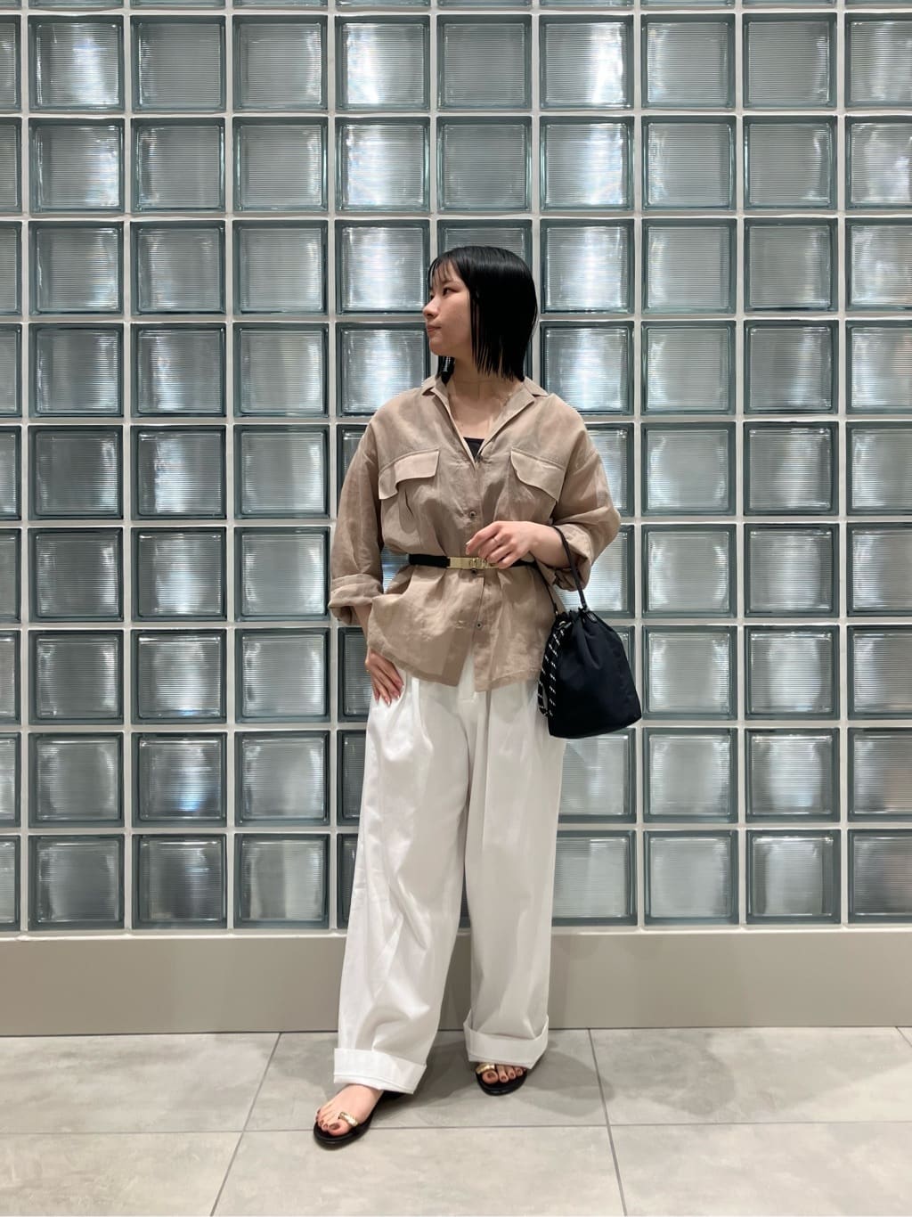 UNITED ARROWS | <conte>チノ タック ワイドパンツ | Rakuten Fashion