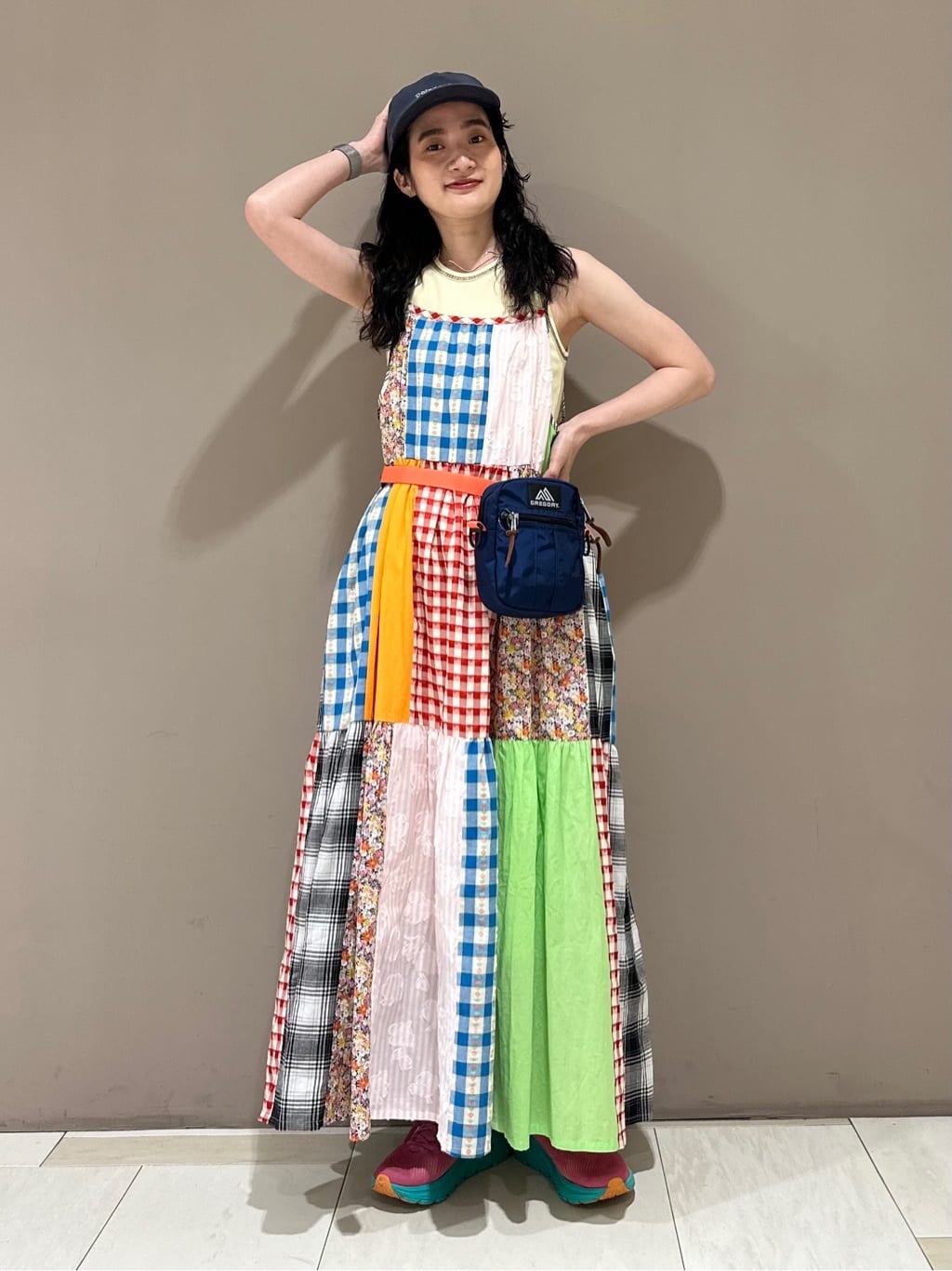 FREAK’S STOREのパッチワーク三段ティアードキャミドレス 26SSを使ったコーディネートを紹介します。｜Rakuten Fashion(楽天ファッション／旧楽天ブランドアベニュー)7105188