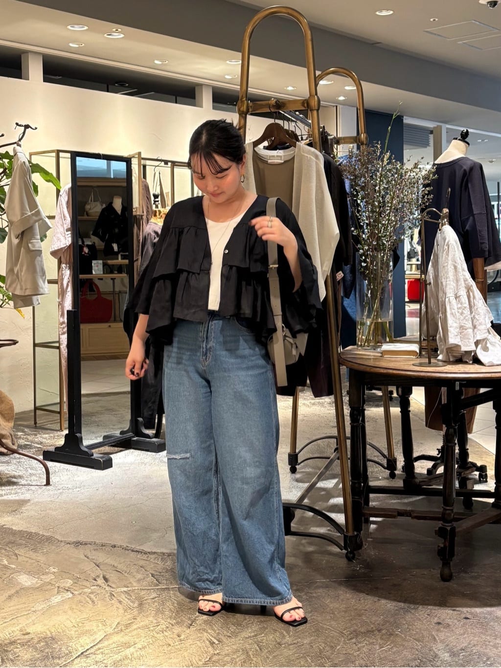 BEARDSELY 【FLIPIER】デニムハオリ BEARDSLEY | リネンフリル羽織 | Rakuten Fashion(楽天ファッション
