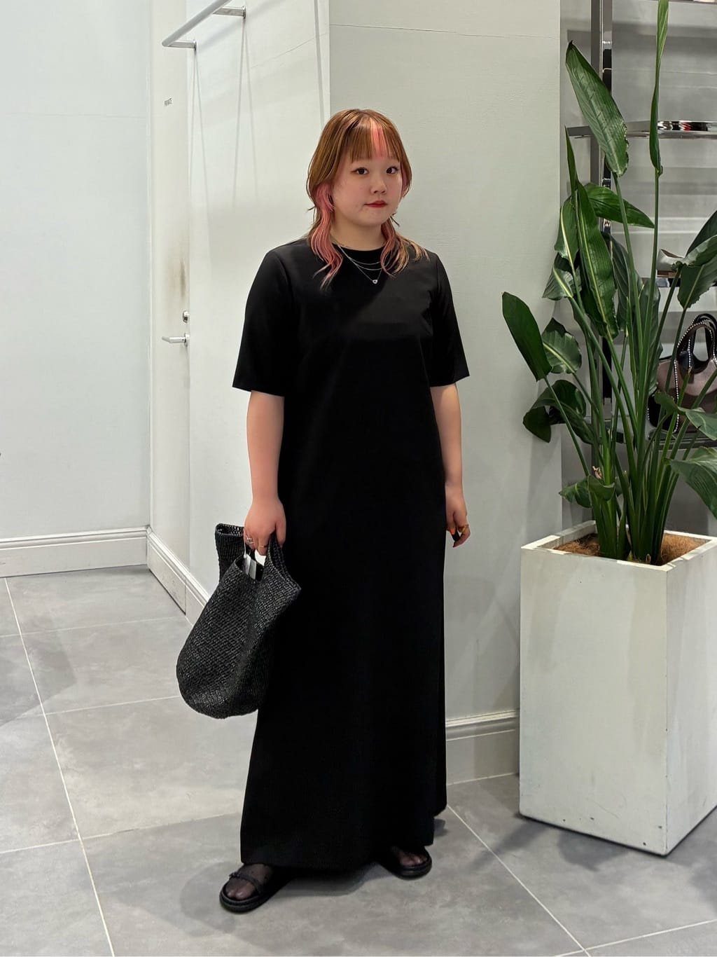 MARW UNITED ARROWS 5分袖 ベーシック ロング ワンピース MARW UNITED ARROWS＞5分袖 ベーシック ロング ワンピース