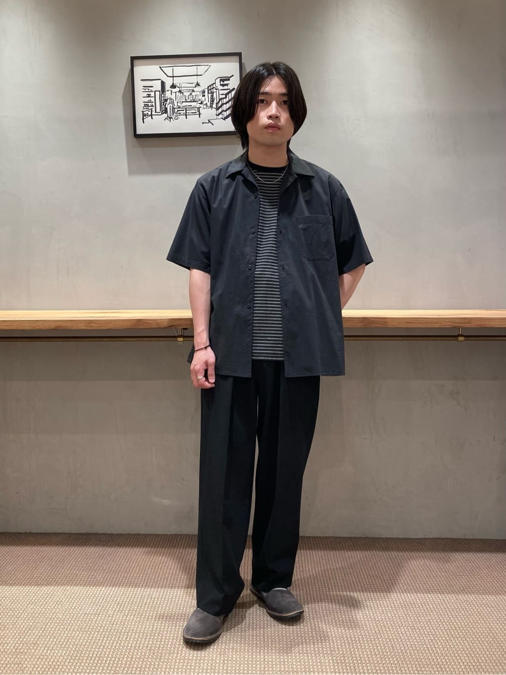 BEAUTY&YOUTH UNITED ARROWS | <Steven Alan> コットン/ウール ボイル