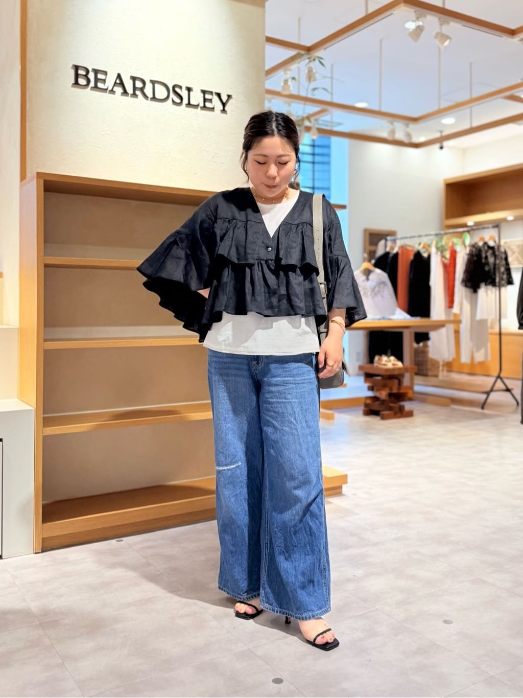 BEARDSLEY | リネンフリル羽織 | Rakuten Fashion(楽天ファッション