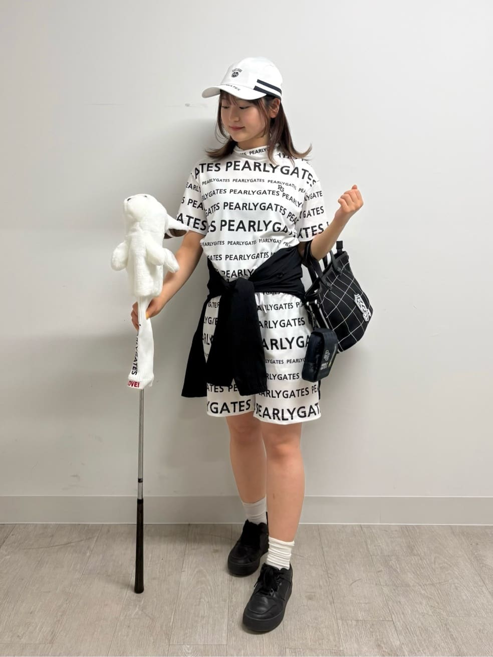 PEARLY GATES 遮熱　プルオーバー　レディース　サイズ1 グレー PEARLY GATES | サンベールUV遮熱サッカーフーディブルゾン | Rakuten