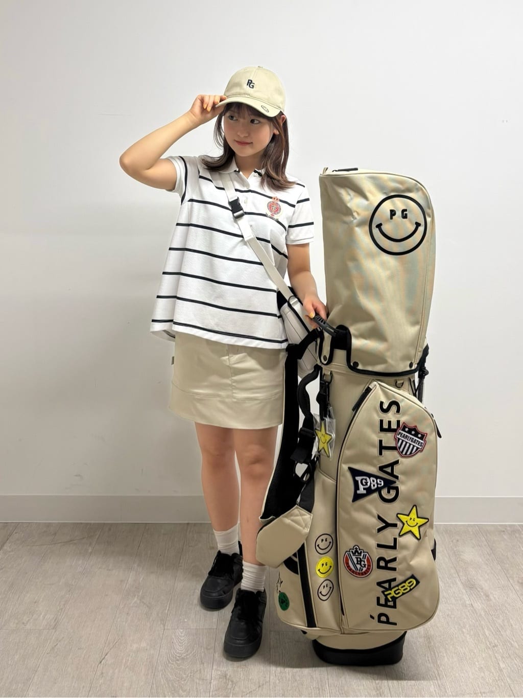 PEARLY GATES | ワッペンスタンド式キャディバッグ (46インチ対応)(9型