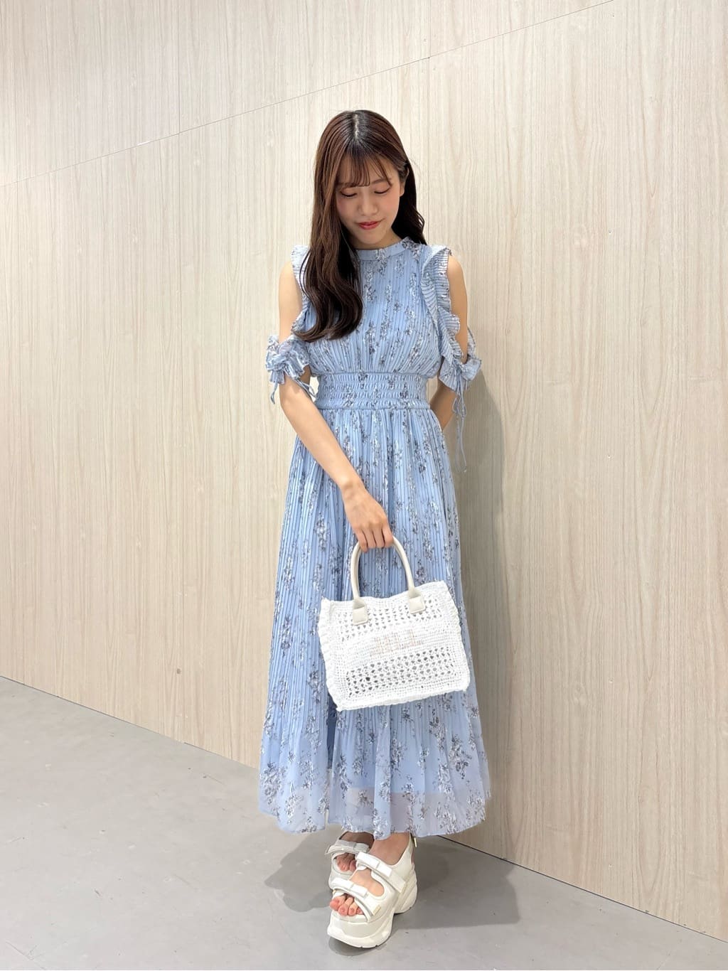 JILL by JILL STUART | プリーツフリルフラワーワンピース | Rakuten