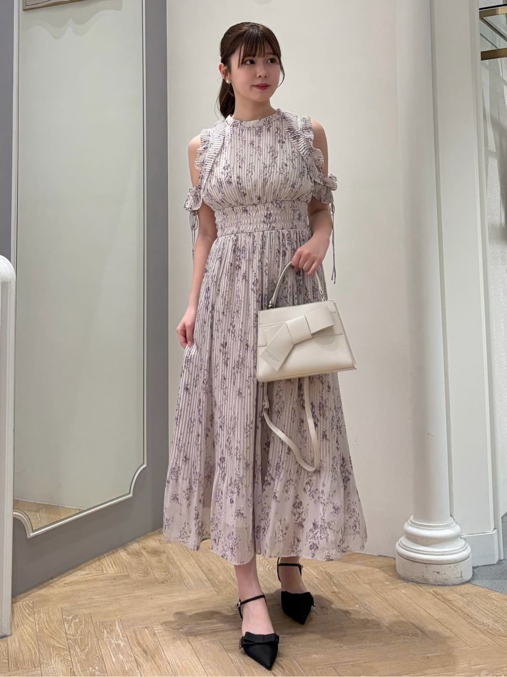 JILL by JILL STUART | プリーツフリルフラワーワンピース | Rakuten