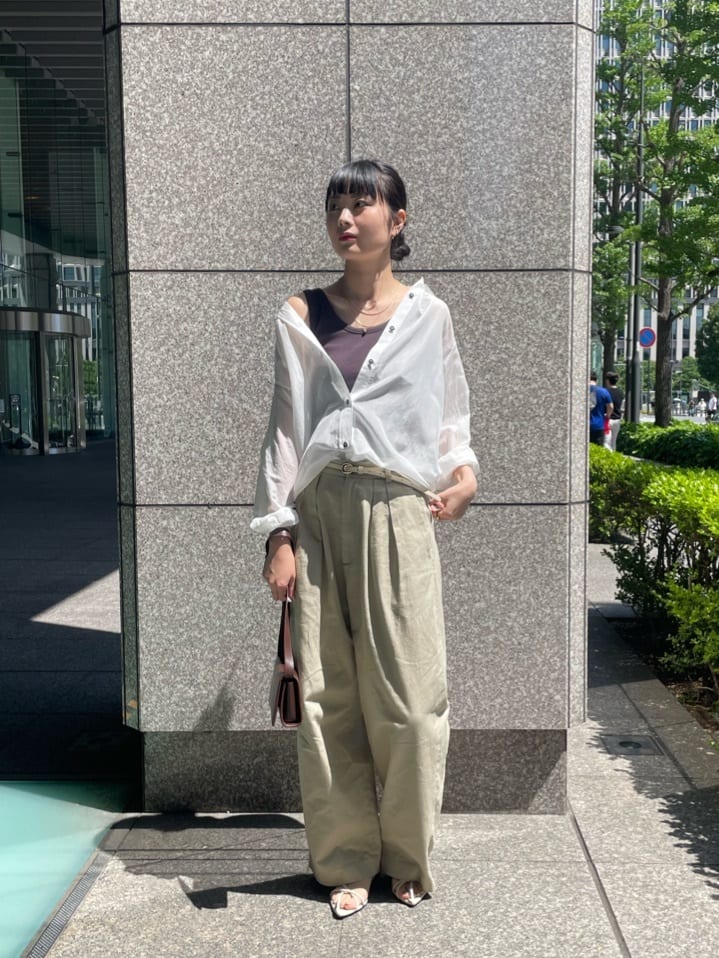 UNITED ARROWS | <conte>チノ タック ワイドパンツ | Rakuten Fashion