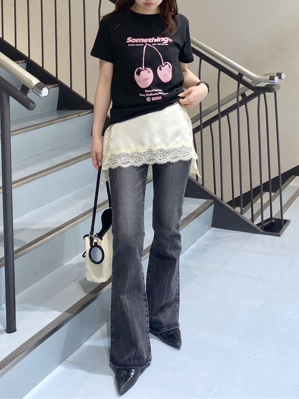 moussy | LACE TRIM SATIN キャミ | Rakuten Fashion(楽天ファッション