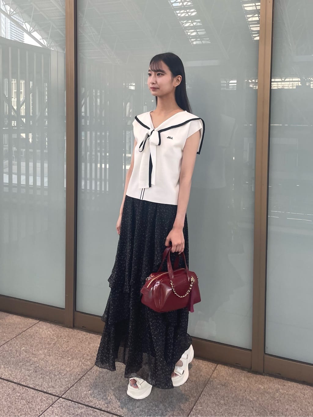 JILL by JILL STUART | リボンセーラーカラーニット | Rakuten Fashion