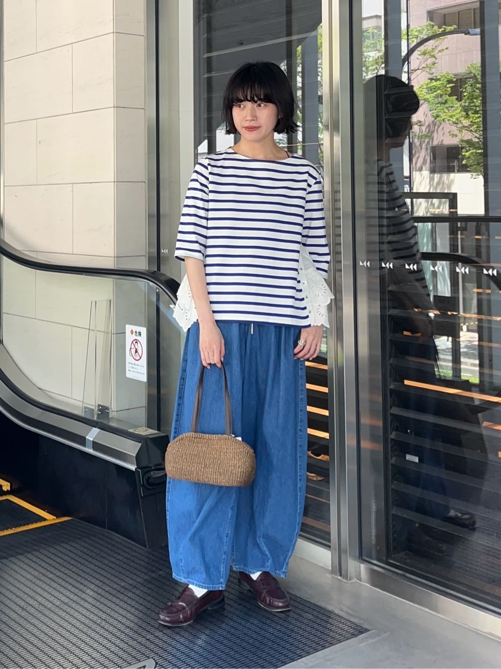 UNITED ARROWS | ステッチ デニム カーブパンツ | Rakuten Fashion