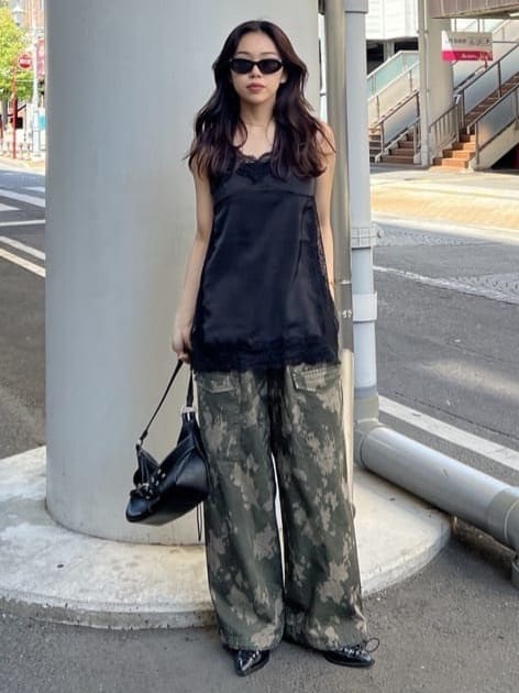 moussy | LACE TRIM SATIN キャミ | Rakuten Fashion(楽天ファッション