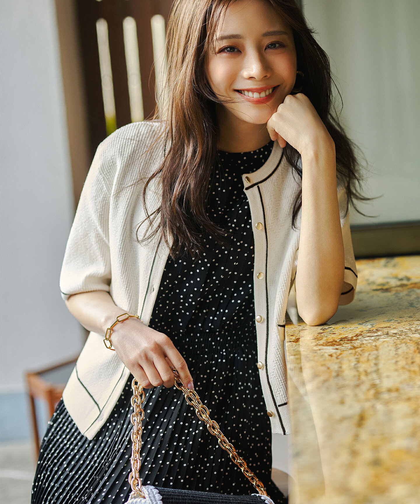 ANY SIS | シアーパターン ワンピース | Rakuten Fashion(楽天