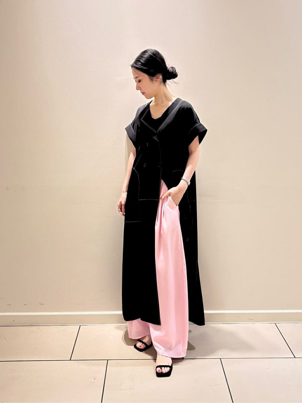 ADORE | ドライストレッチツイルワンピース | Rakuten Fashion(楽天